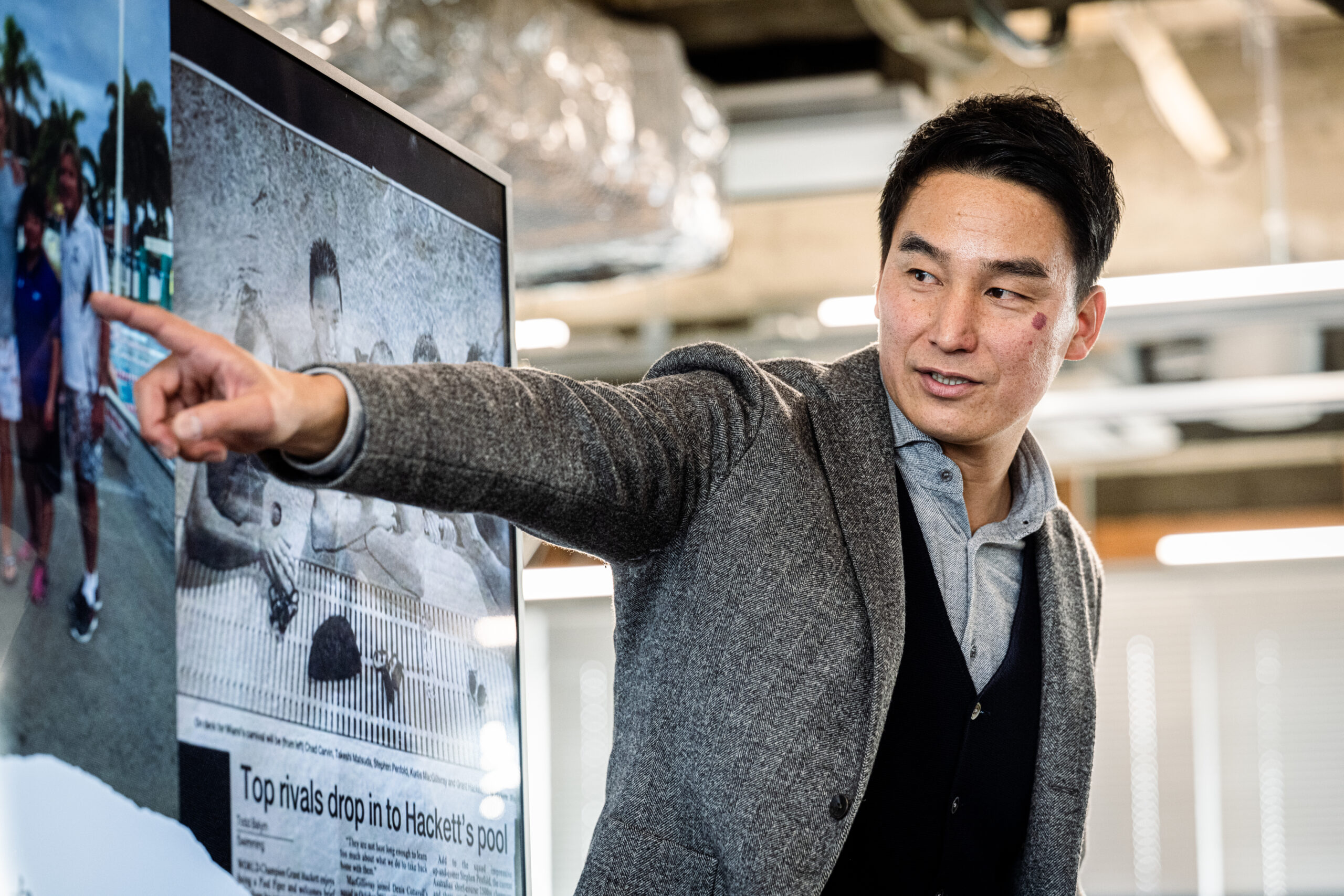 松田丈志さんによる講演の様子